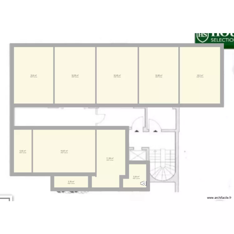 via della spiga. Plan de 