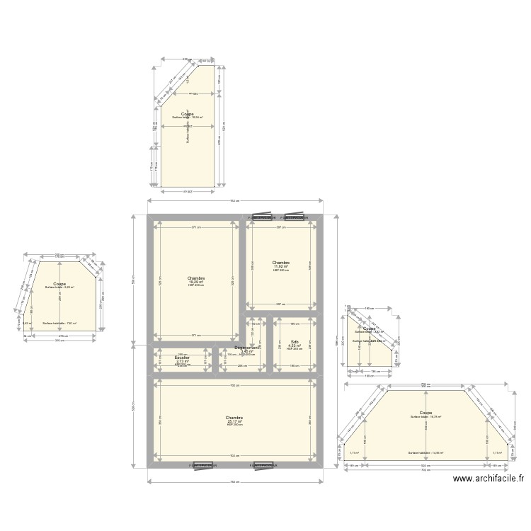Bragantini 2eme etage. Plan de 0 pièce et 0 m2