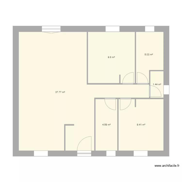 VICKIE 70  V1 BIS. Plan de 