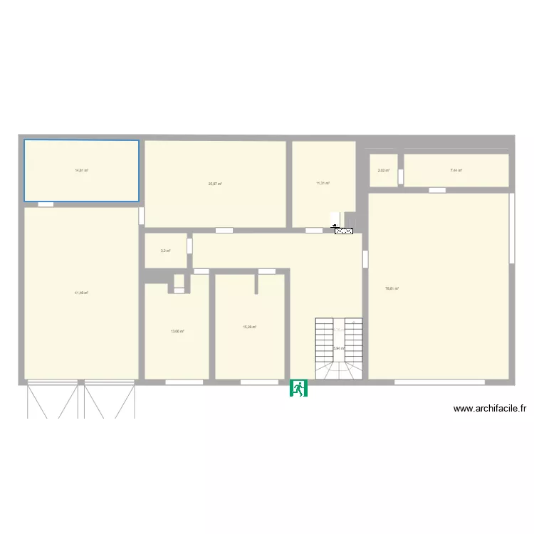 Presbytère. Plan de Presbytère. Plan de