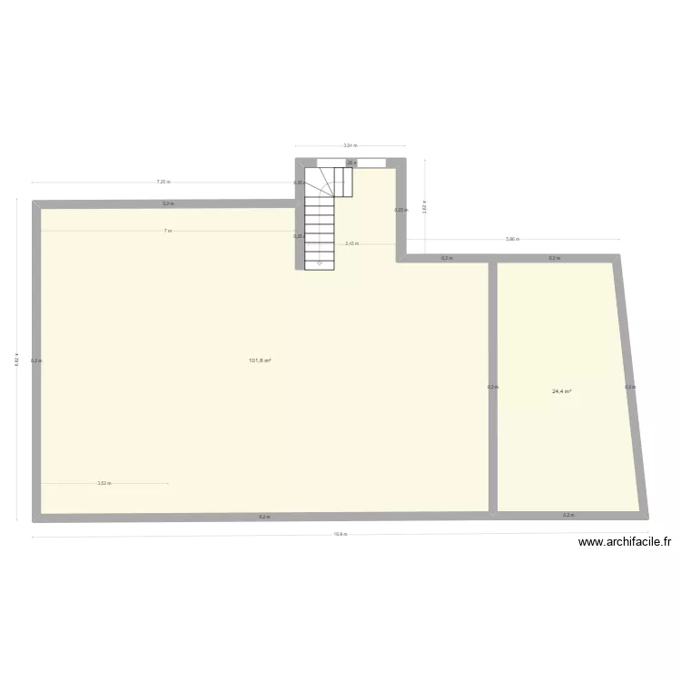 PROJET KINTZHEIM ETAGE. Plan de 