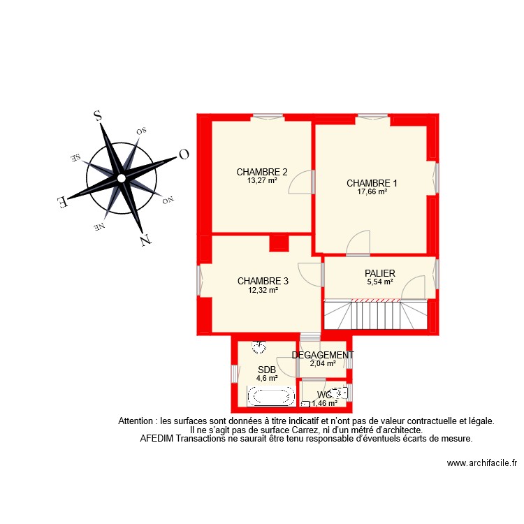 BI 6537 ETAGE. Plan de 0 pièce et 0 m2