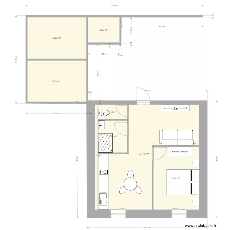 Appartement. Plan de Appartement. Plan de