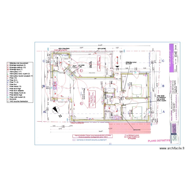 plan elec BRETAGNE. Plan de 0 pièce et 0 m2