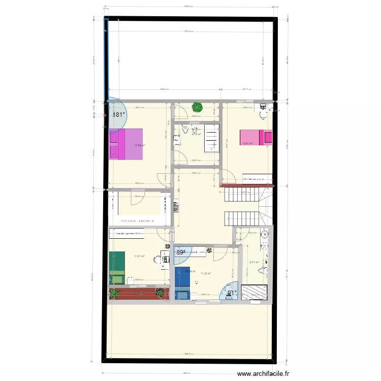 ETAGEF2. Plan de 