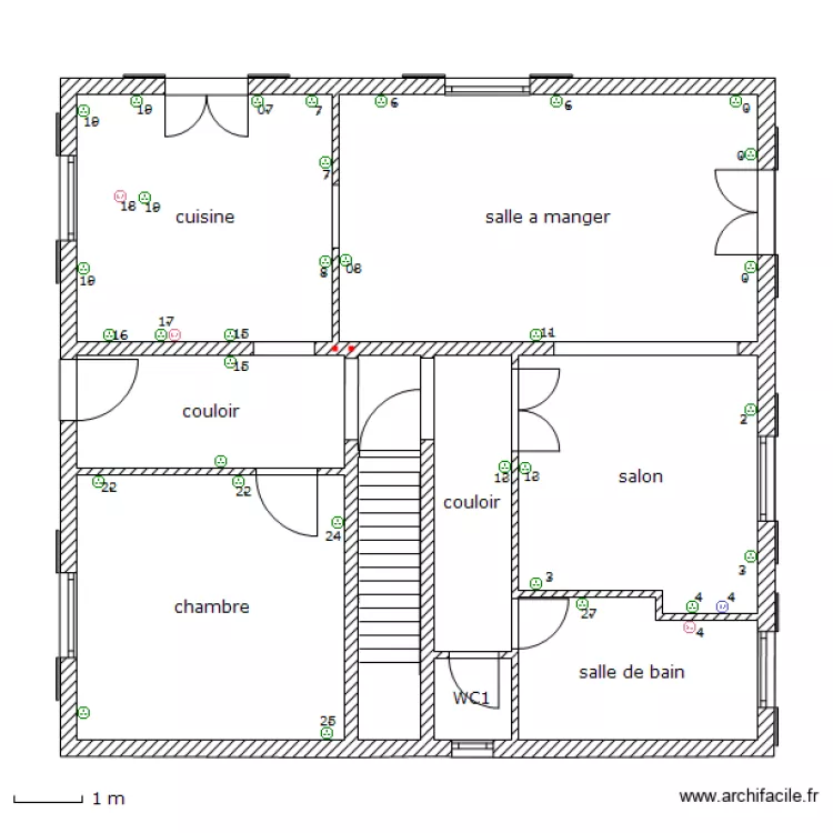 RdeC prise de courant. Plan de RdeC prise de courant. Plan de