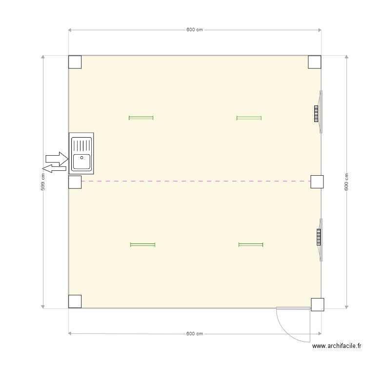 Cafétaria Eurogentec. Plan de 0 pièce et 0 m2