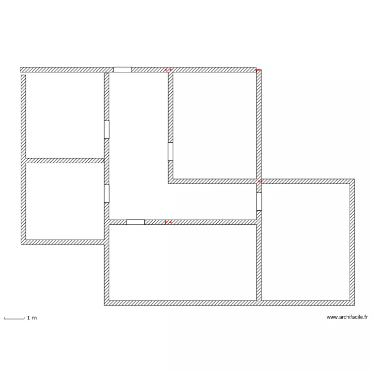 1 etage sun kafe. Plan de 