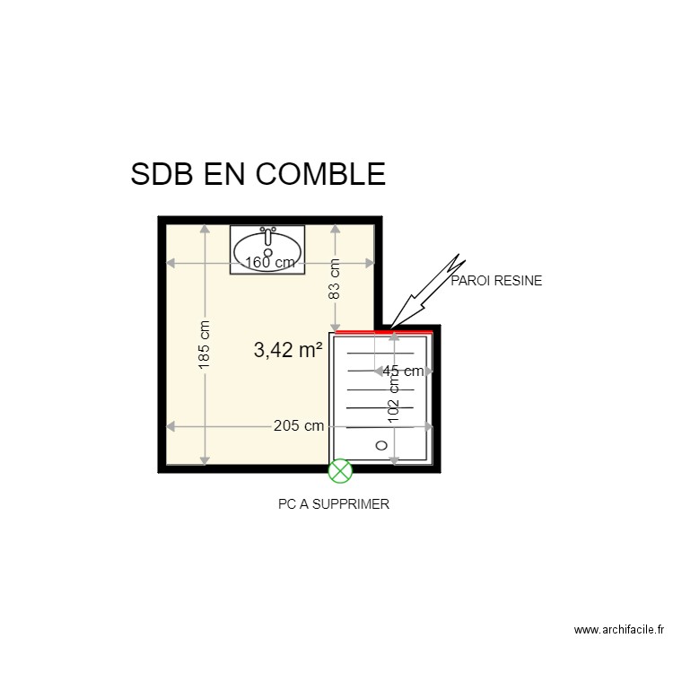 BUSTRAEN J PIERRE . Plan de 0 pièce et 0 m2