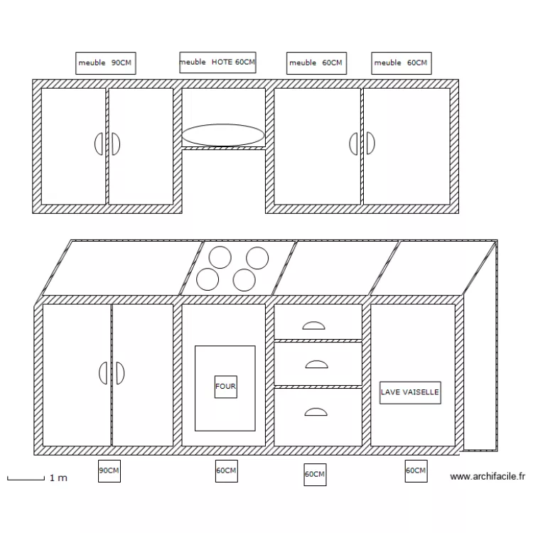 JAI CUISINE. Plan de 