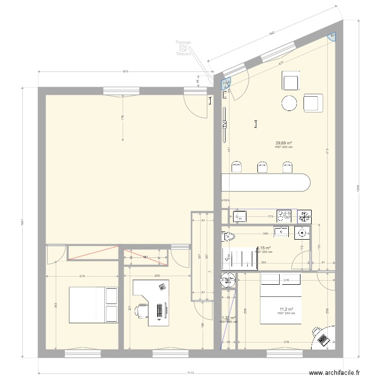 CHOB - Projet01. Plan de 0 pièce et 0 m2