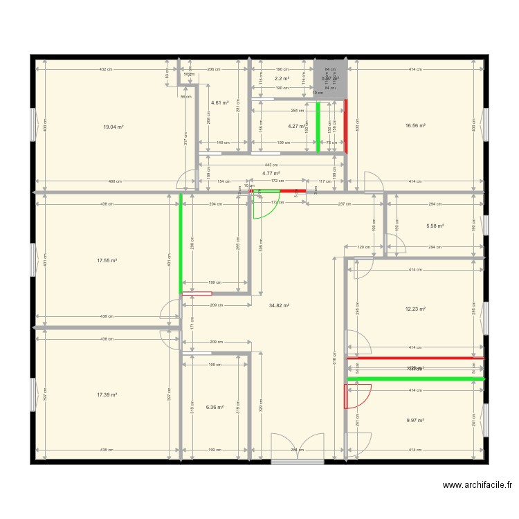 Gimelli RC gauche. Plan de 0 pièce et 0 m2