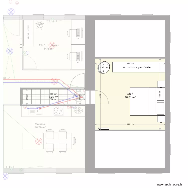 alouette apres. Plan de 