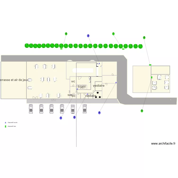 mc do grand quevilly. Plan de 