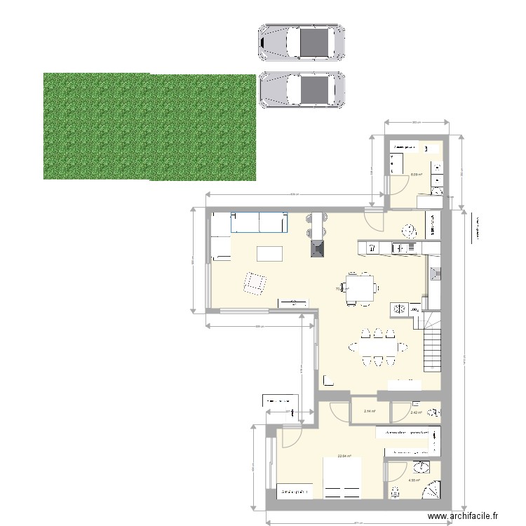 voisin 2. Plan de 0 pièce et 0 m2