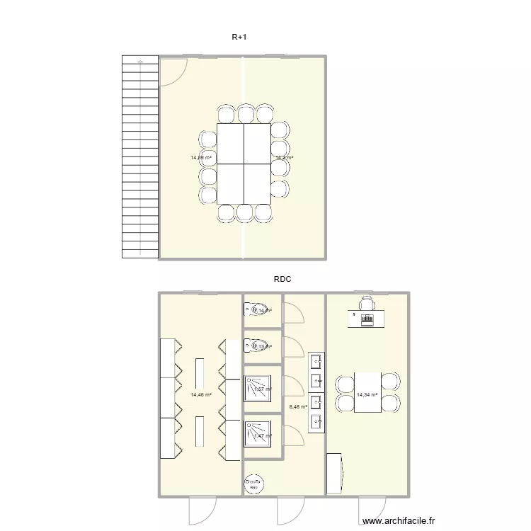 EGCS CHANTIER NEUVILLE SUR SAONE. Plan de 