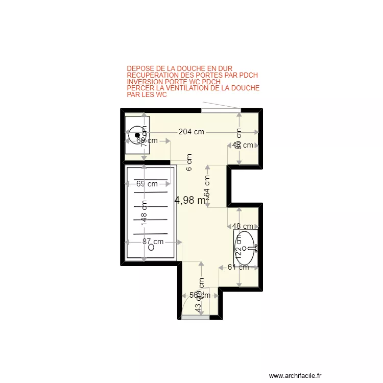 HIBON ARLETTE . Plan de 