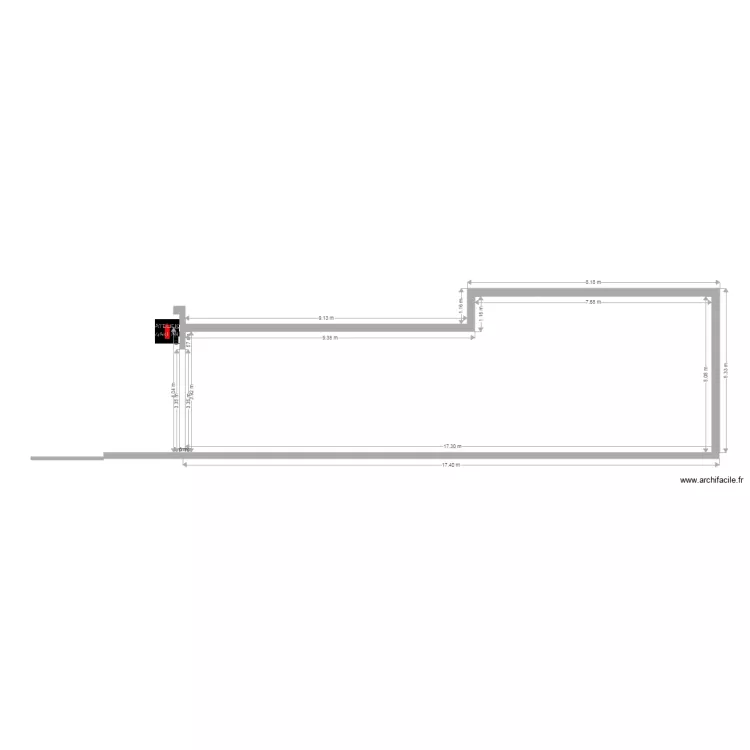 COUPE GARLAN 1. Plan de 