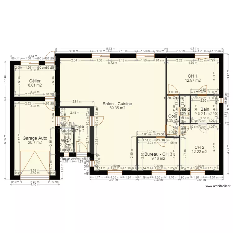 Projet Phil 01 et Int. Plan de 