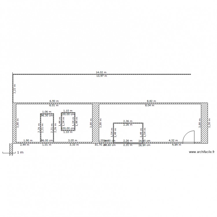 CHAUSSE FACADE. Plan de 0 pièce et 0 m2