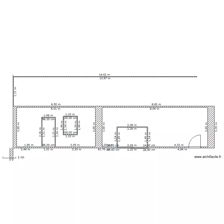 CHAUSSE FACADE. Plan de 