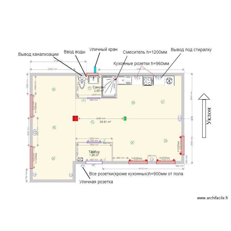 45 5 Zaokskoe el. Plan de 0 pièce et 0 m2