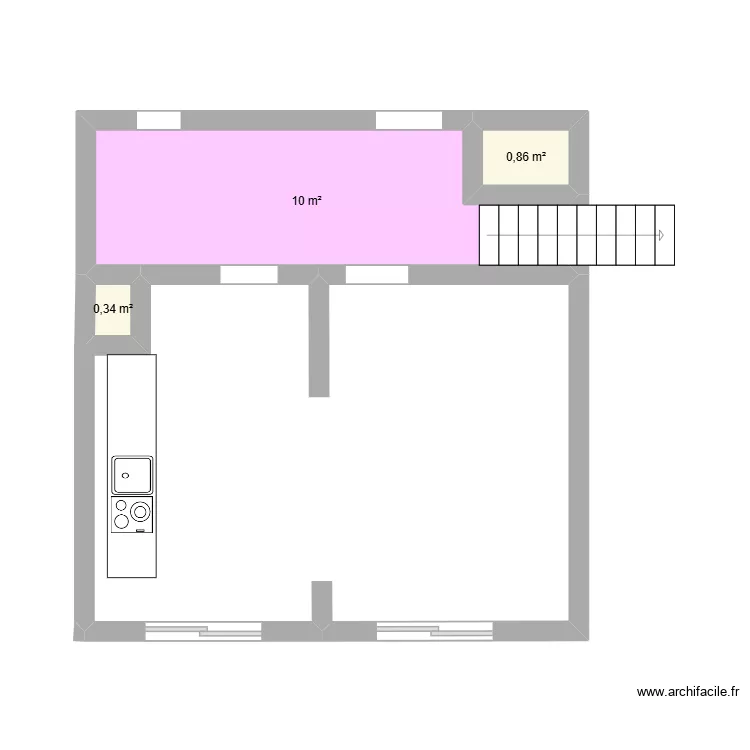 maison maman. Plan de 3 pièces et 11 m² maison maman. Plan de 3 pièces et 11 m²