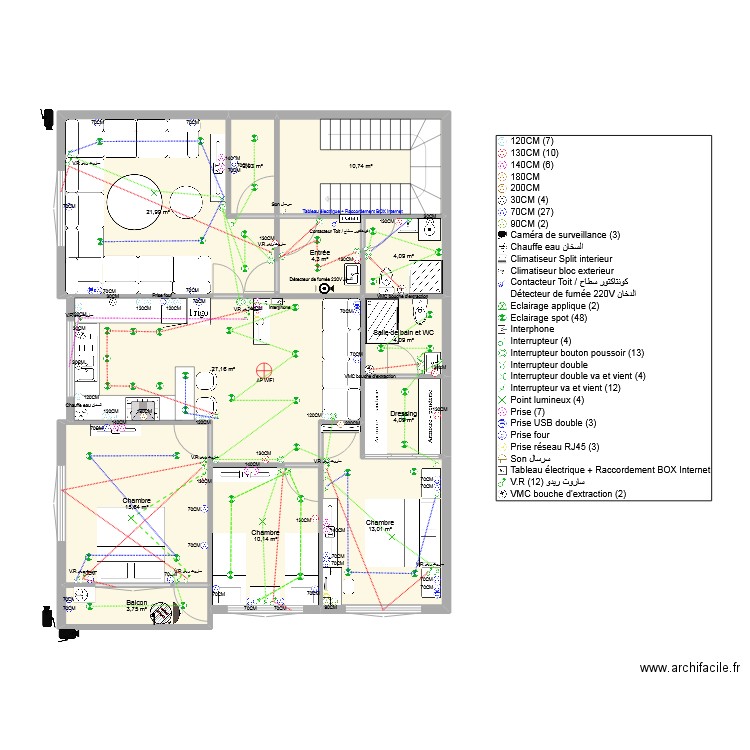 AMHR. Plan de 0 pièce et 0 m2
