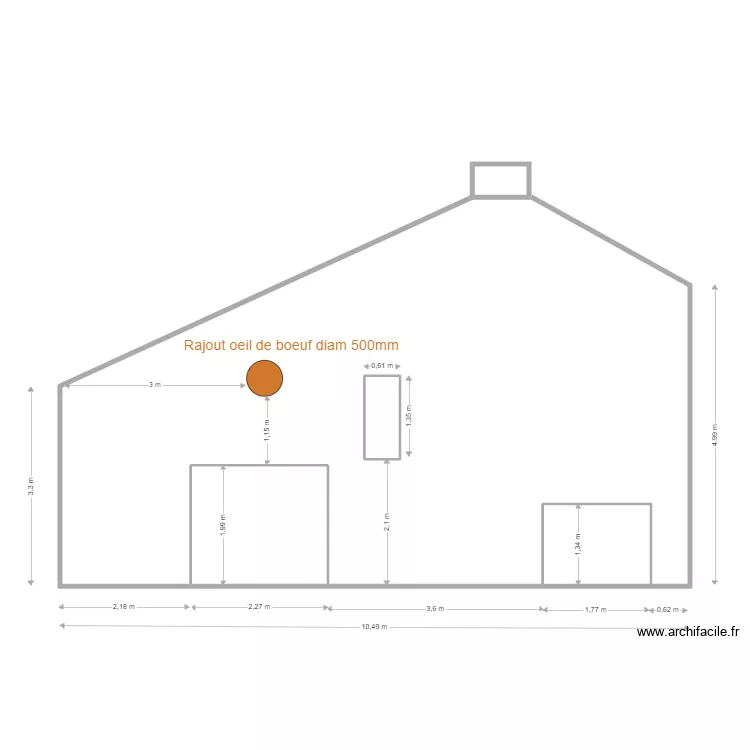 DP4 Façade Ouest Après, Loquet. Plan de DP4 Façade Ouest Après, Loquet. Plan de