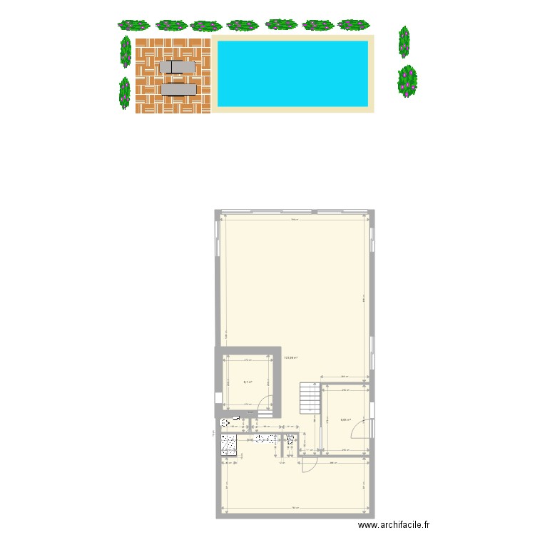 herzliyya rdc. Plan de 0 pièce et 0 m2