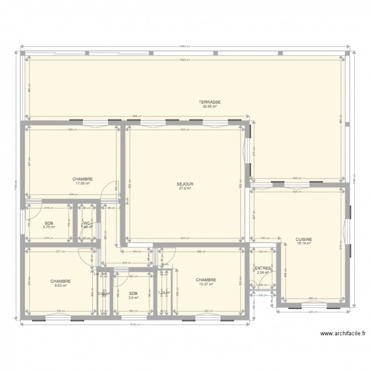 P401. Plan de 0 pièce et 0 m2