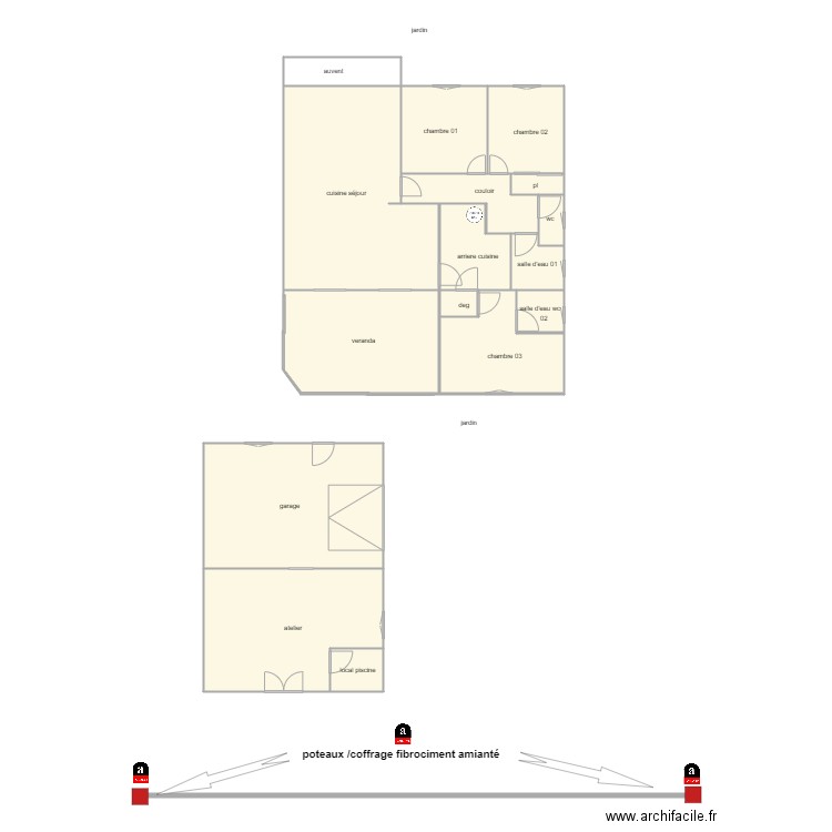 guicheteau 1286 am. Plan de 0 pièce et 0 m2