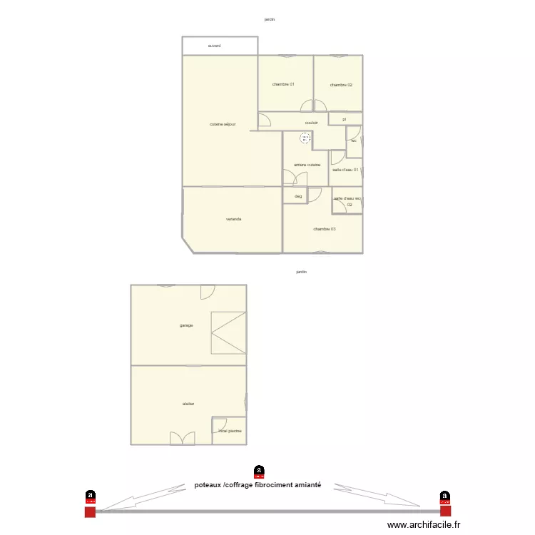 guicheteau 1286 am. Plan de 