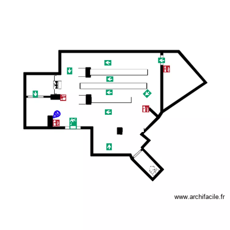 LE MEE MARKET. Plan de 