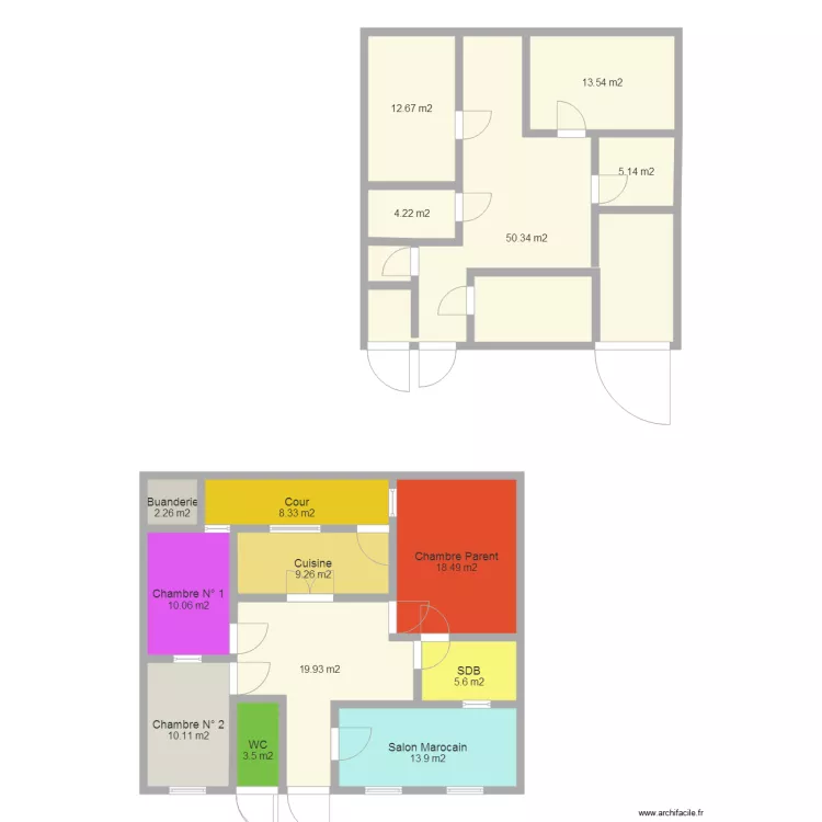 plan Maison Marocaine. Plan de plan Maison Marocaine. Plan de