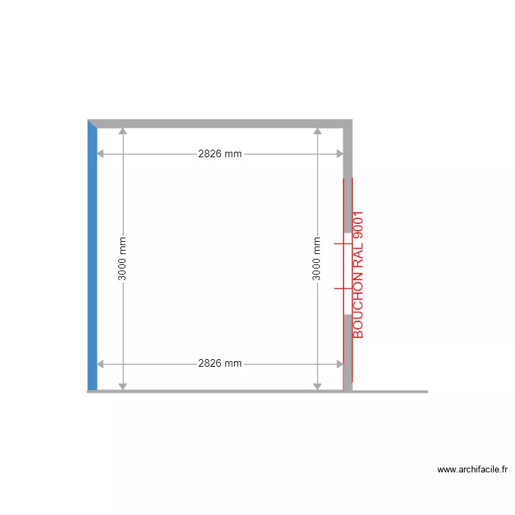 COUPE PROJET ST ANDRE BOUCHON. Plan de 