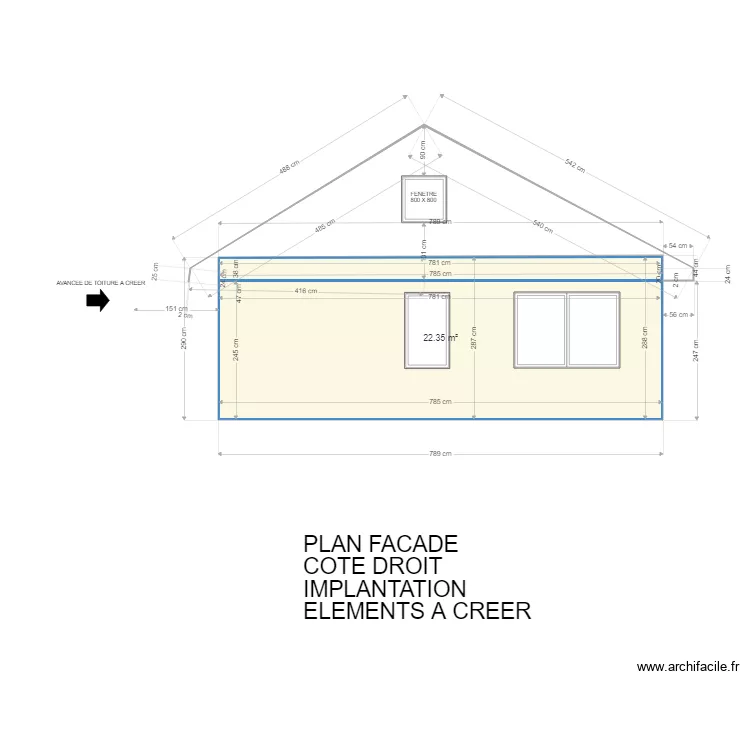 fresnes facade droite 29092021. Plan de 