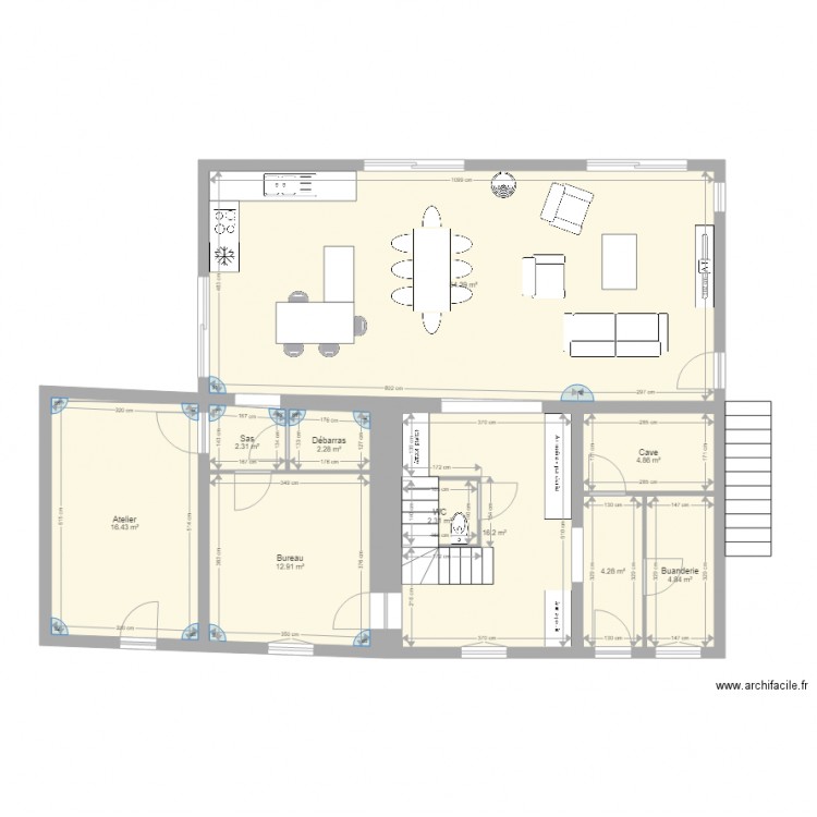 Septmonts 2. Plan de 0 pièce et 0 m2