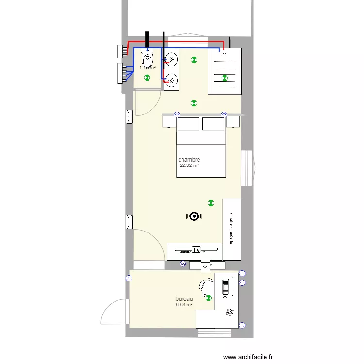 plan suite parentale avec elec modif. Plan de 