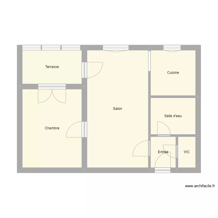 Croquis BERRON. Plan de 