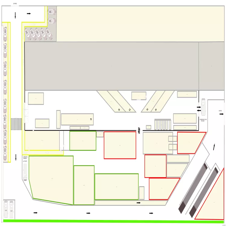 Agence PARIS SUD OZOIR Atelier 1 porte zone épi. Plan de Agence PARIS SUD OZOIR Atelier 1 porte zone épi. Plan de