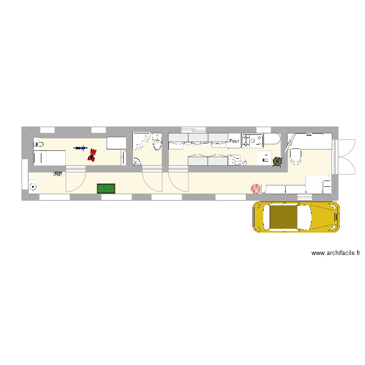 maison. Plan de 0 pièce et 0 m2