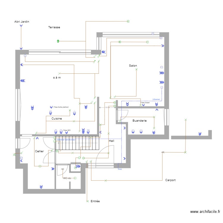 Bouge rev 1 rdc Elec. Plan de 0 pièce et 0 m2