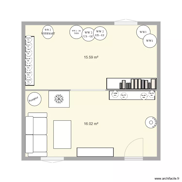 garage. Plan de garage. Plan de