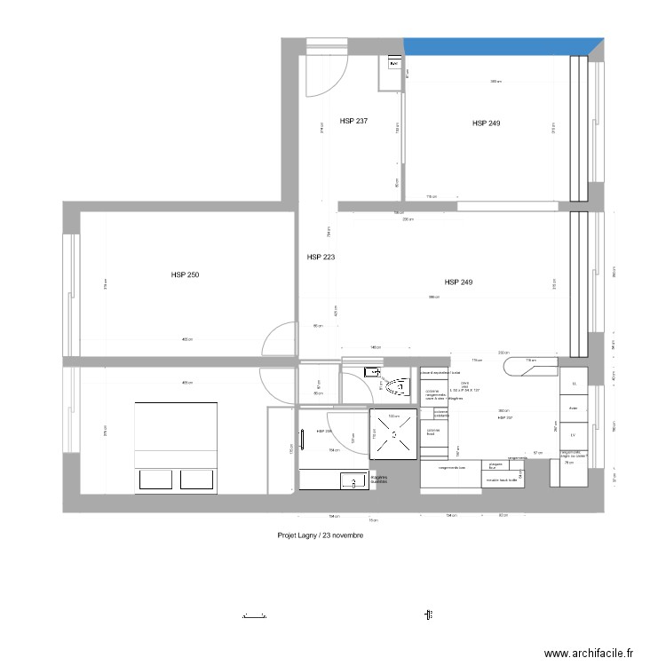 Plan Lagny 29 novembre. Plan de 0 pièce et 0 m2