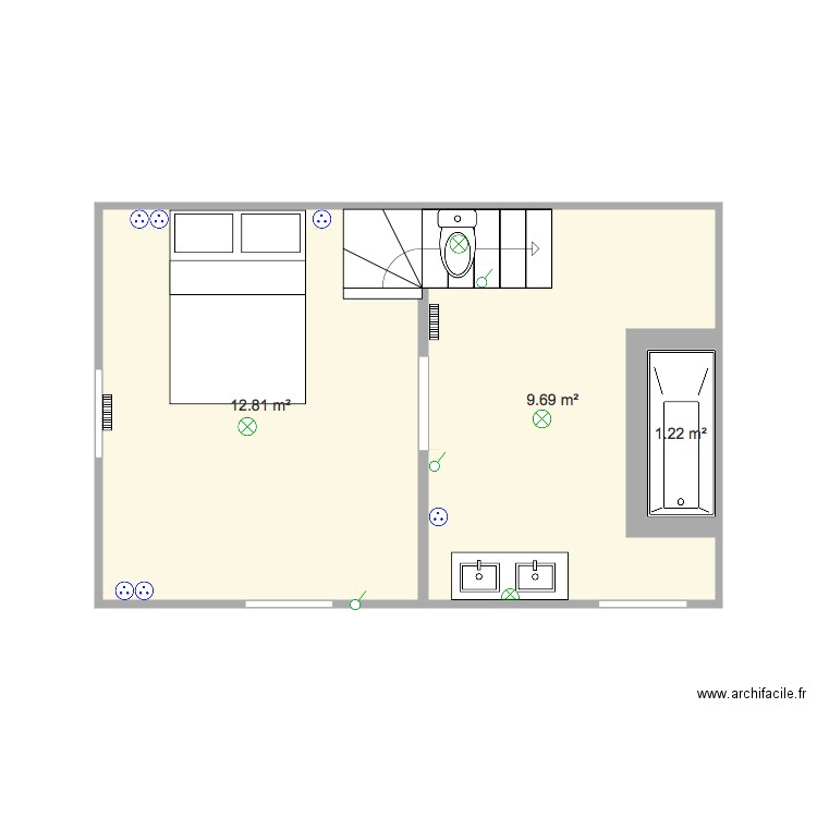 Doussac Maison Ardoisée Elec. Plan de 0 pièce et 0 m2