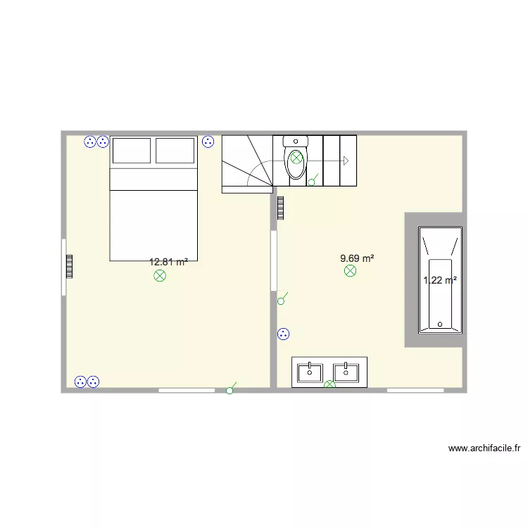 Doussac Maison Ardois&eacute;e Elec. Plan de 