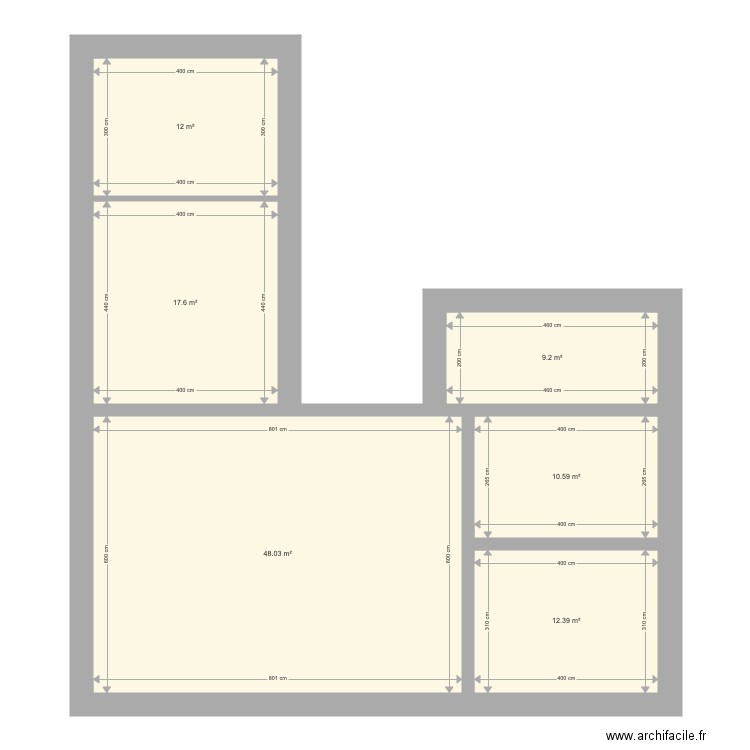 Magasin. Plan de 0 pièce et 0 m2