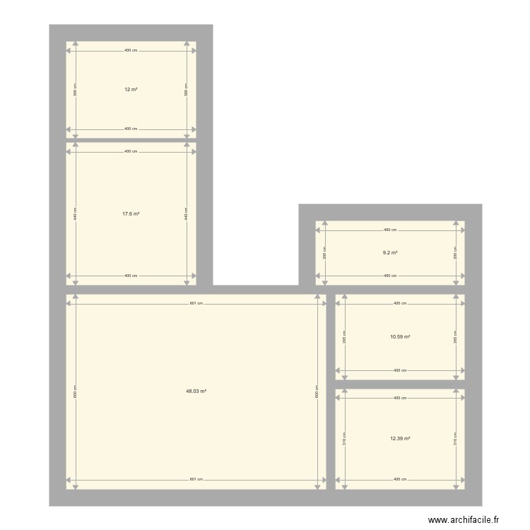 Magasin. Plan de 0 pièce et 0 m2