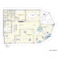 Bureau Agence Bleu Vif  Projet